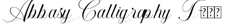 Abbasy Calligraphy T字体转换 Abbasy Calligraphy T字体转换